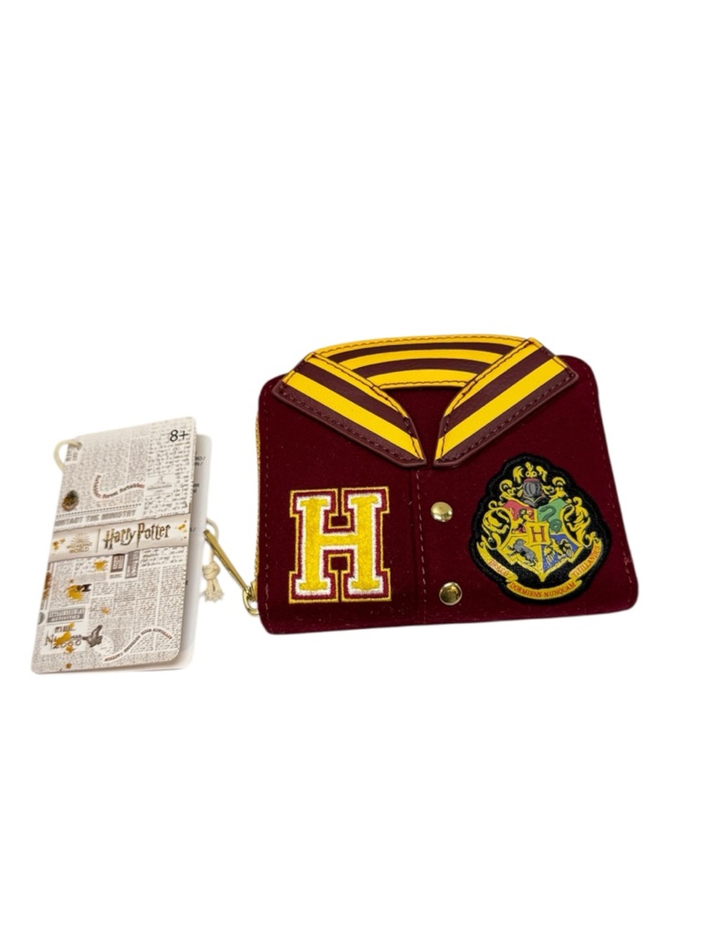 Loungefly WB Harry Potter Gryffindor Varsity Zip Around Wallet Hogwarts New